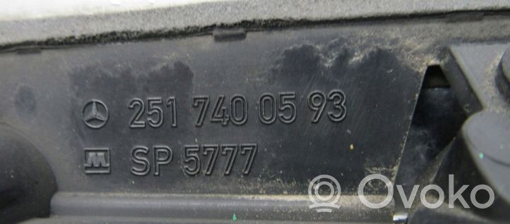 Mercedes-Benz R W251 Listwa oświetlenie tylnej tablicy rejestracyjnej 2517400593