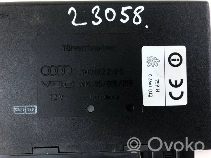 Audi A6 Allroad C5 Comfort/convenience module 410215006005