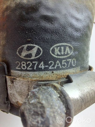 KIA Ceed Tube d'admission de tuyau de refroidisseur intermédiaire 282742A570