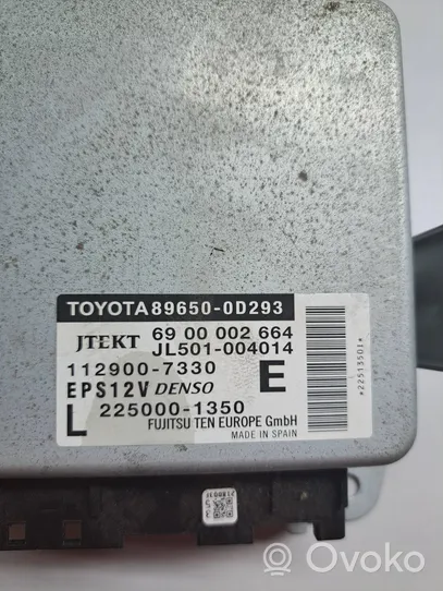 Toyota Yaris Moduł / Sterownik wspomagania kierownicy 896500D293