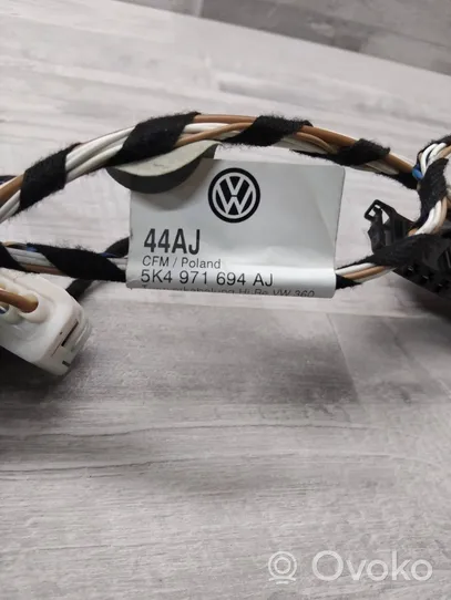 Volkswagen Golf VI Faisceau de câblage de porte arrière 5K4971694AJ