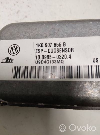 Volkswagen Touran I Vakaajan pitkittäiskiihtyvyystunnistin (ESP) 1K0907655B