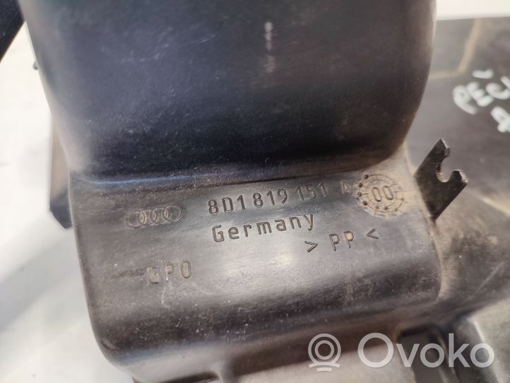 Audi A4 S4 B5 8D Kanał powietrzny kabiny 8D1819151A