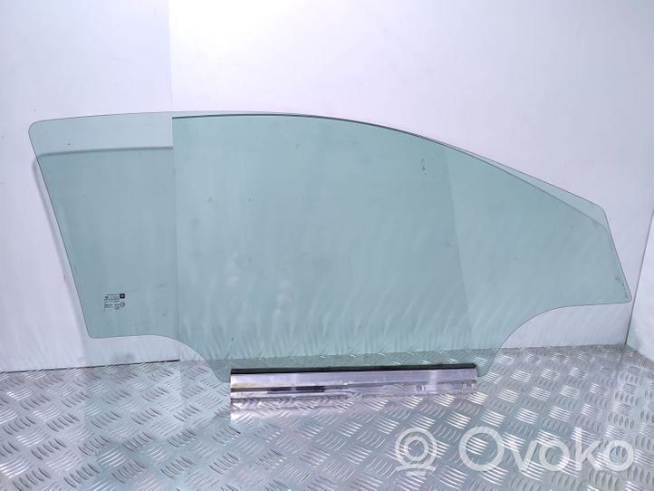 Opel Astra H Front door window/glass (coupe) 93183612