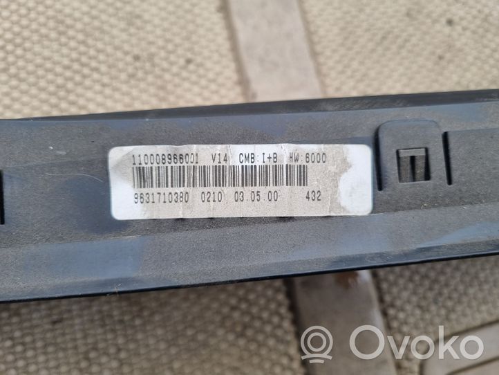 Citroen Xsara Picasso Compteur de vitesse tableau de bord 9631710380