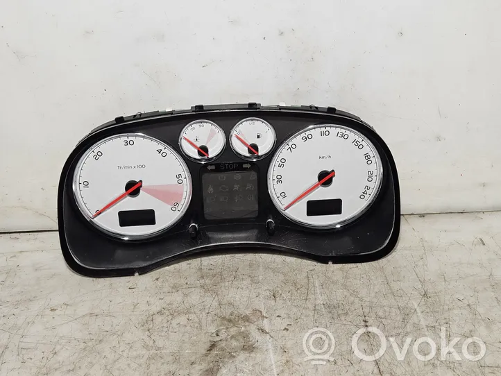 Peugeot 307 Compteur de vitesse tableau de bord 9661323180