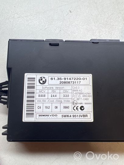 BMW 1 E81 E87 Moduł / Sterownik systemu uruchamiania bezkluczykowego 9147220