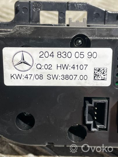 Mercedes-Benz C W204 Climate control unit 2048300590