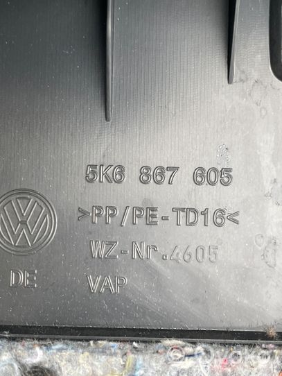 Volkswagen Golf VI Apdaila bagažinės dangčio (komplektas) 5K6867603