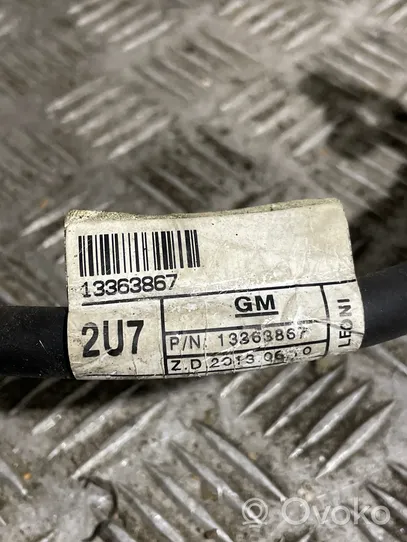 Opel Astra J Positive cable (battery) 12844068