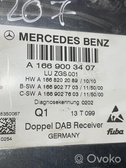 Mercedes-Benz E C207 W207 Moduł / Sterownik anteny A1669003407
