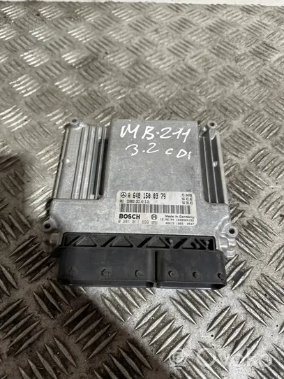 Mercedes-Benz E W211 Komputer / Sterownik ECU i komplet kluczy A6481500379