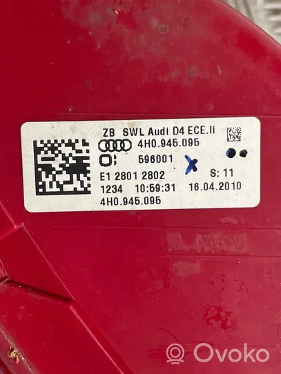 Audi A8 S8 D4 4H Galinis žibintas kėbule 4H0945095