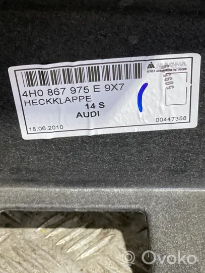 Audi A8 S8 D4 4H Bagāžnieka pārsega dekoratīvā apdare (komplekts) 4H0867975E