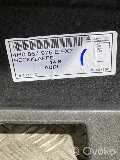 Audi A8 S8 D4 4H Verkleidung Abdeckung Heckklappe Kofferraumdeckel Satz Set 4H0867975E