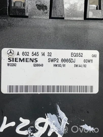 Mercedes-Benz E W211 Centralina/modulo scatola del cambio A0325451432