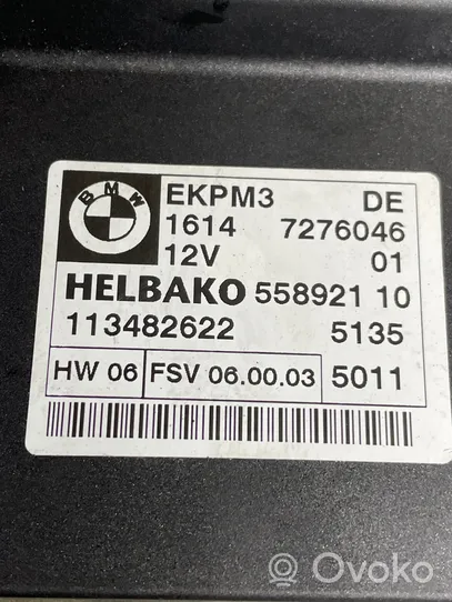 BMW X1 E84 Degalų (kuro) siurblio valdymo blokas 7276046