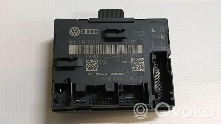 Audi A4 S4 B8 8K Oven keskuslukituksen ohjausyksikön moduuli 8K0959793C