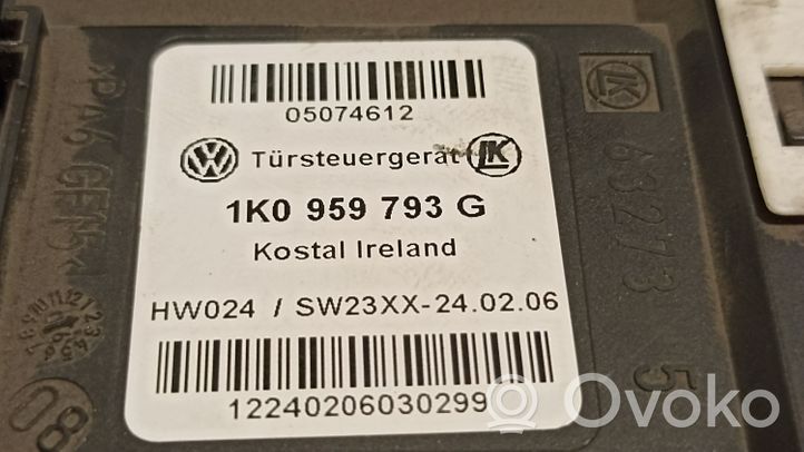 Volkswagen Golf V Silniczek podnośnika szyby drzwi przednich 1K0959793G