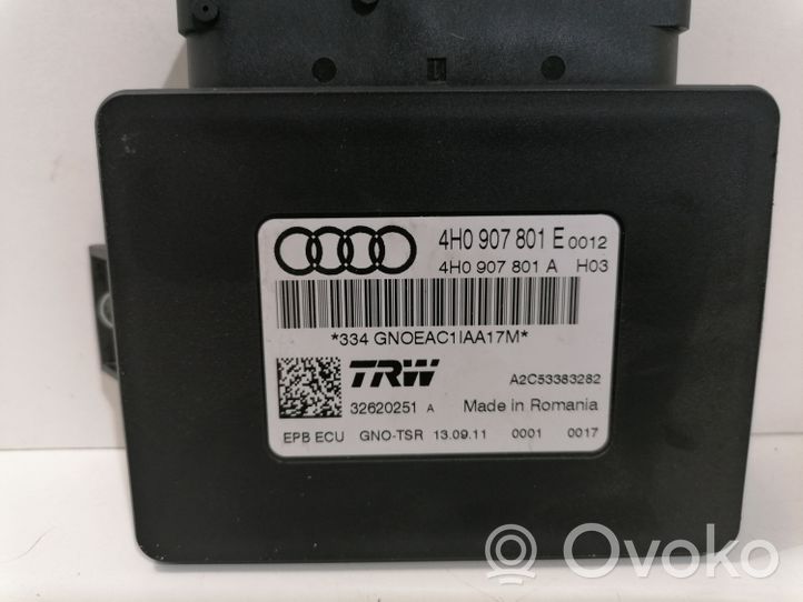 Audi A6 S6 C7 4G Modulo di controllo del freno a mano 4H0907801E