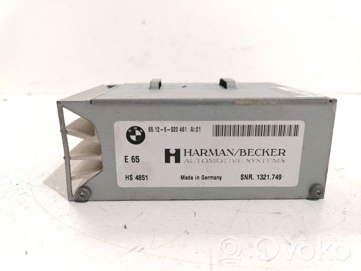 BMW 7 E65 E66 Amplificateur de son 65126920461