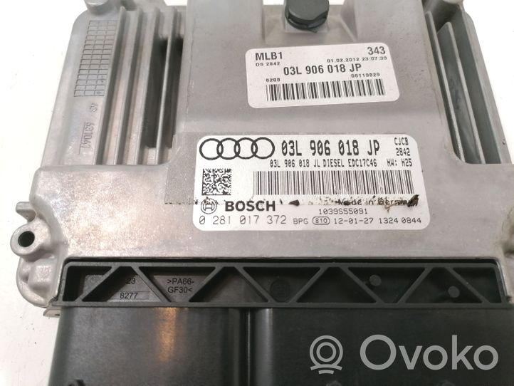 Audi A4 S4 B8 8K Moottorin ohjainlaite/moduuli 03L906018JP