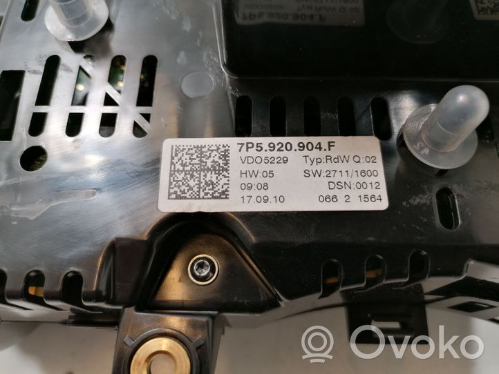 Porsche Cayenne (92A) Tachimetro (quadro strumenti) 7P5920904F