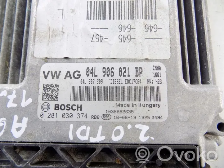 Audi A6 S6 C7 4G Centralina/modulo del motore 04L906021BP