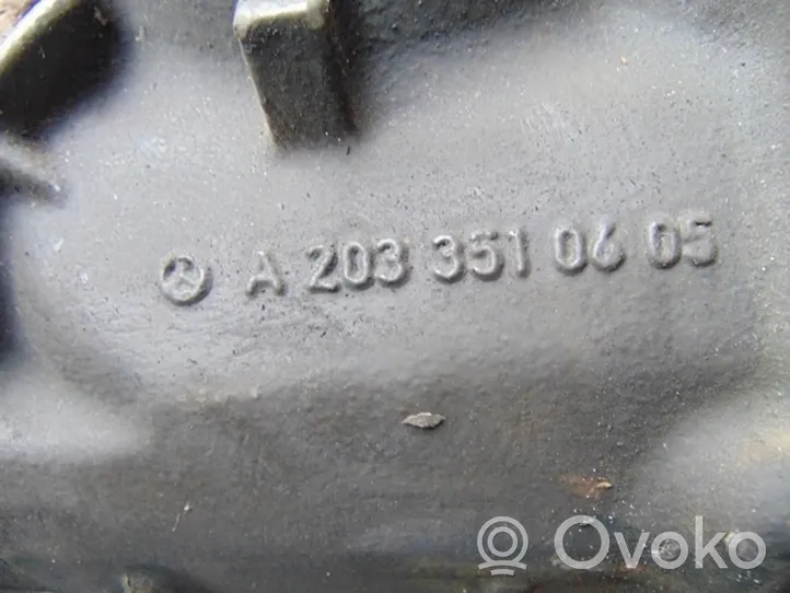 Mercedes-Benz CLC CL203 Mechanizm różnicowy tylny / Dyferencjał a2033503590