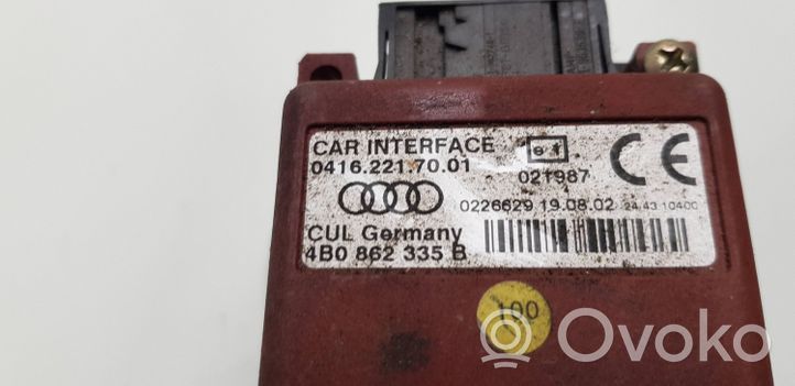 Audi A6 S6 C5 4B Puhelimen käyttöyksikkö/-moduuli 4B0862335B