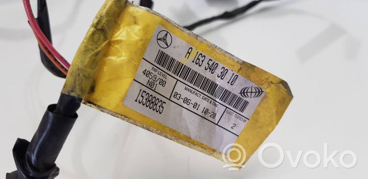 Mercedes-Benz ML W163 Cablaggio porta posteriore A1635403010