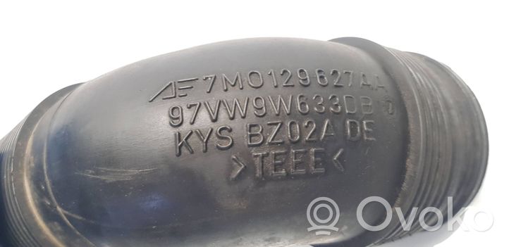 Volkswagen Sharan Część rury dolotu powietrza 7M0129627AA