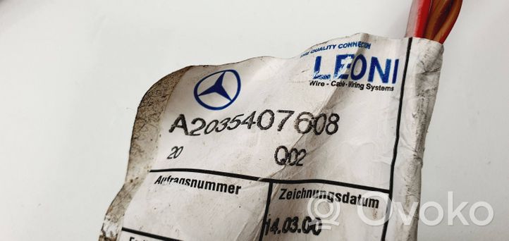 Mercedes-Benz C W203 Wiązka przewodów drzwi przednich A2035407608