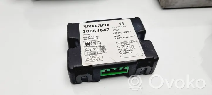 Volvo S40, V40 Juego de cerradura y set ECU del motor 7700868321