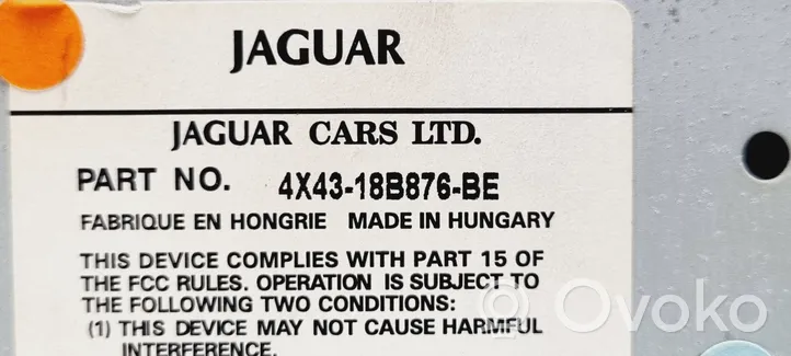 Jaguar X-Type Radija/ CD/DVD grotuvas/ navigacija 4X4318B876BE