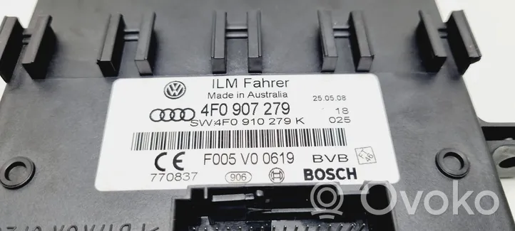 Audi A6 S6 C6 4F Juego de cerradura y set ECU del motor 554000731202