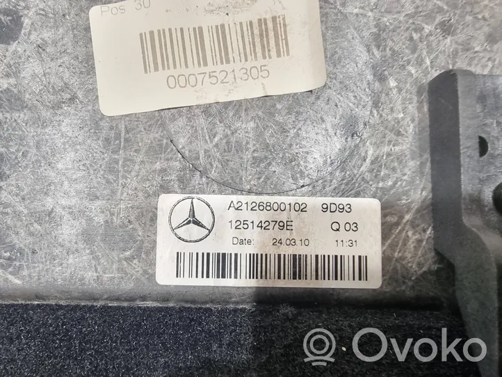 Mercedes-Benz E W212 Tapis de coffre A2126800102