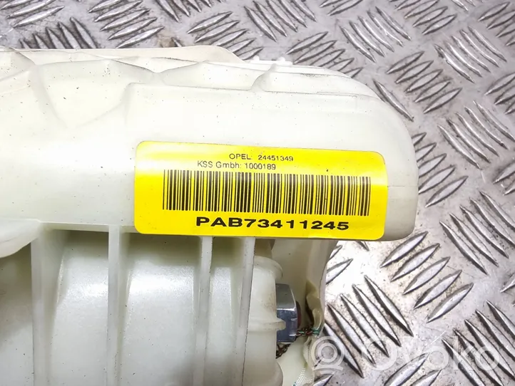 Opel Astra H Poduszka powietrzna Airbag pasażera 24451349