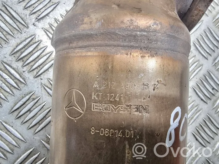 Mercedes-Benz E W212 Katalizatorius/ FAP/DPF kietųjų dalelių filtras A2124901614