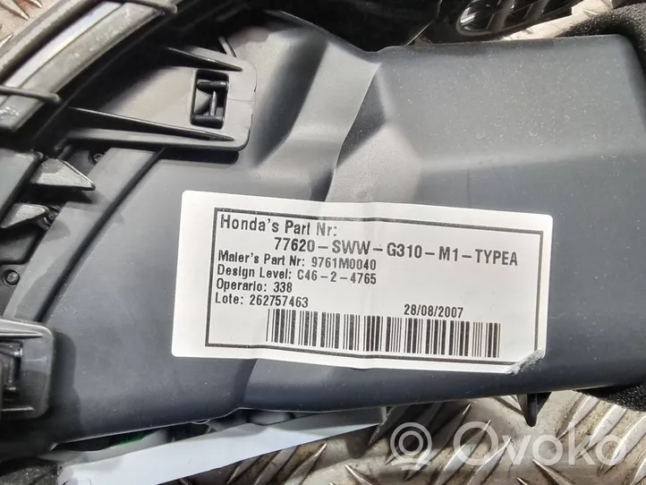 Honda CR-V Boczna kratka nawiewu deski rozdzielczej 9761M0040