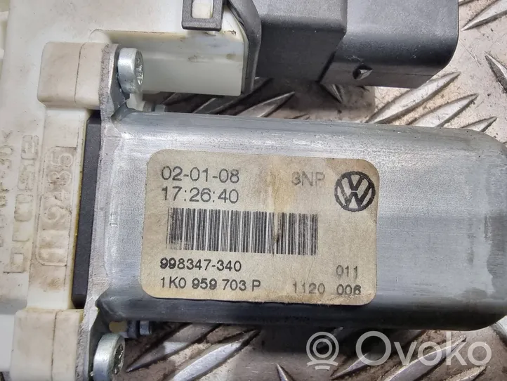 Volkswagen Golf V Moteur de lève-vitre de porte arrière 1K0959703P