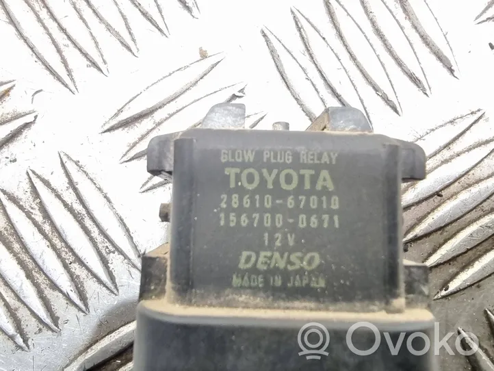 Toyota RAV 4 (XA30) Žvakių pakaitinimo rėlė 2861067010