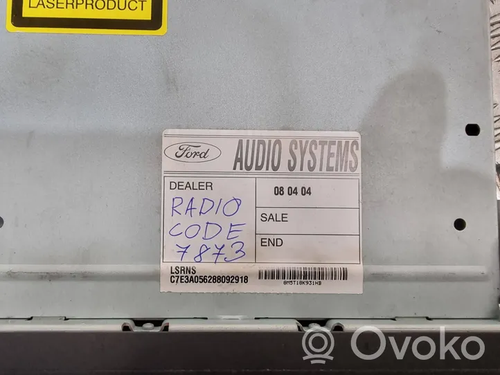 Ford C-MAX I Radija/ CD/DVD grotuvas/ navigacija 8M5T18K931HB