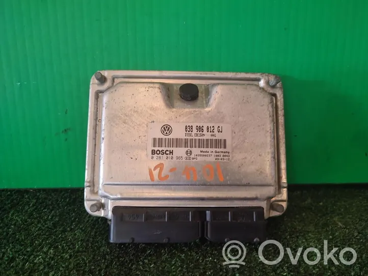 Skoda Fabia Mk1 (6Y) Sterownik / Moduł ECU 038906012GJ