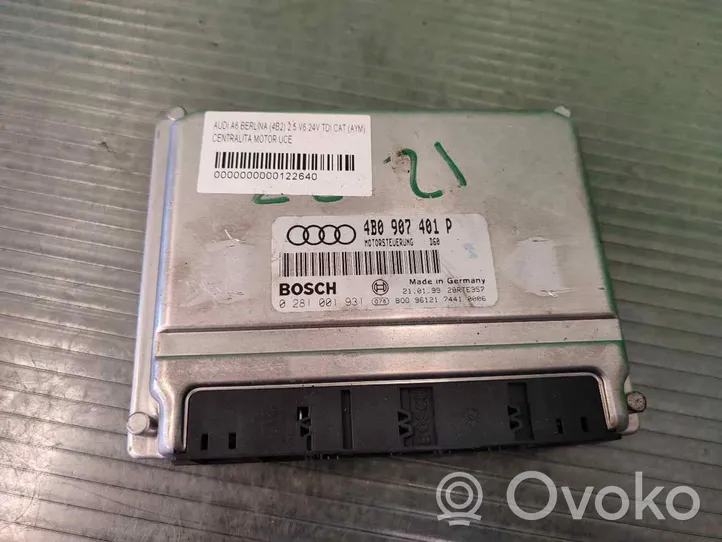 Hyundai Accent Calculateur moteur ECU 4B0907401P