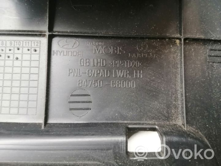 Hyundai i30 Rivestimento pannello inferiore del cruscotto 84750C8000