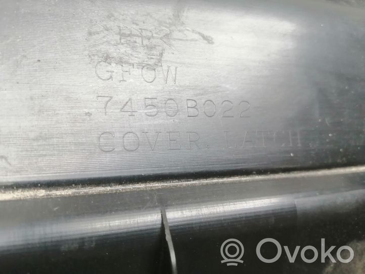 Mitsubishi Outlander Облицовка замка капота двигателя 7450B022