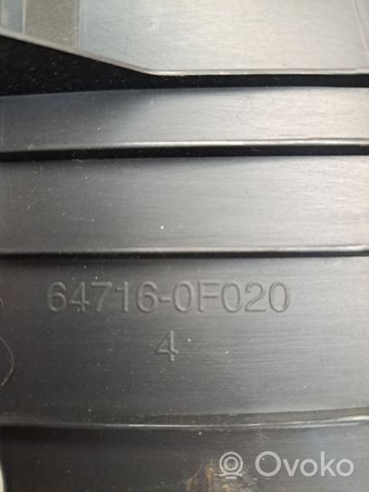 Toyota Verso Protection de seuil de coffre 647160F020