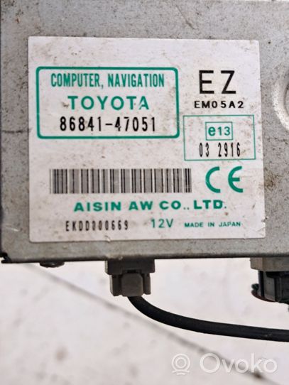 Toyota Prius (XW20) GPS-navigaation ohjainlaite/moduuli 8684147051