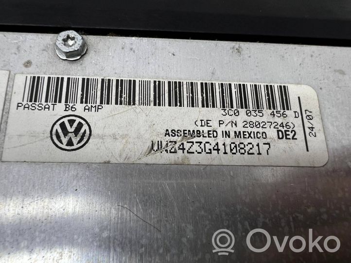 Volkswagen PASSAT B6 Wzmacniacz audio 3C0035456D